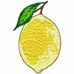 Lemons Embroidery Design 9